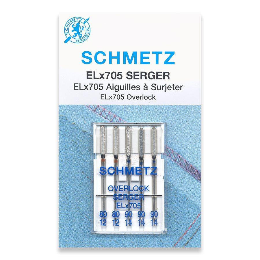 Schmetz-ELx705 Serger Needles Multipack - 80/90-sewing notion-gather here online