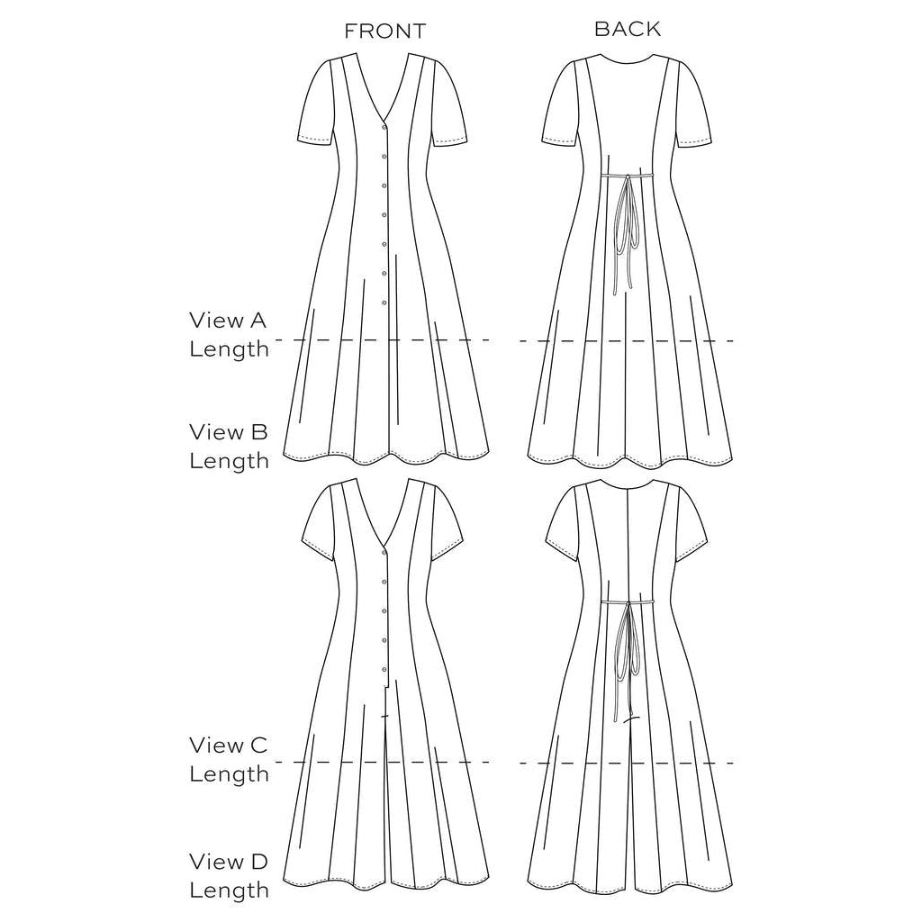 True Bias-Shelby Dress and Romper pattern-sewing pattern-gather here online