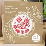 Hook, Line & Tinker-Cardinal Embroidery Kit-embroidery kit-gather here online