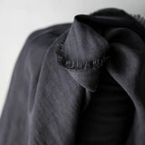 Merchant & Mills-Tencel/Linen in Black-fabric-gather here online