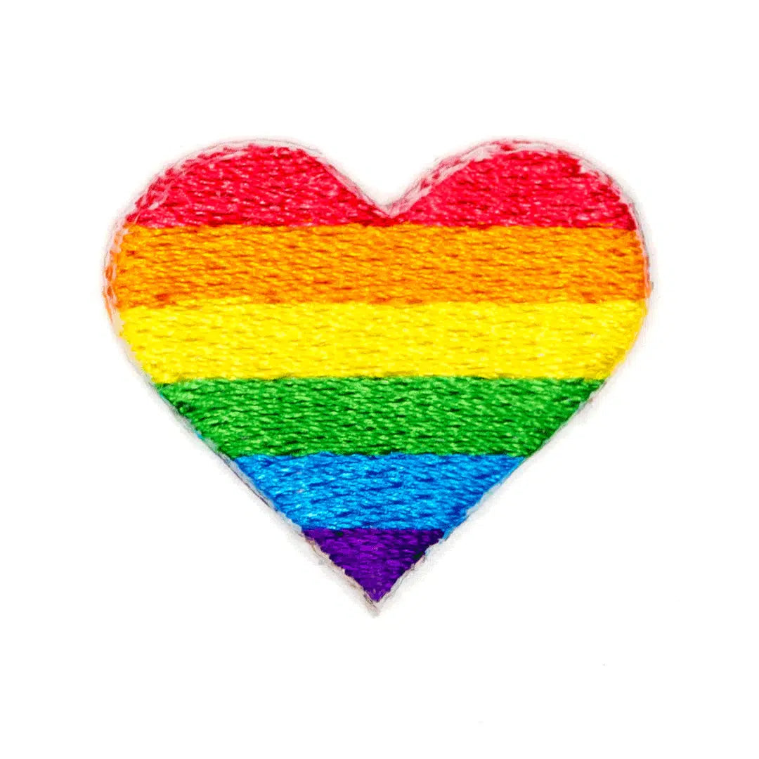These Are Things-Rainbow Pride Heart Stick-On Patch-accessory-gather here online