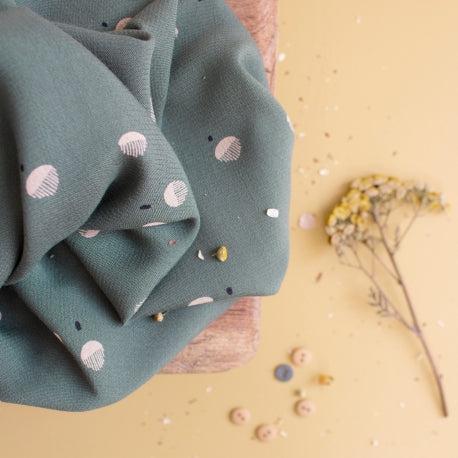 Atelier Brunette-Seed Cedar on Viscose-fabric-gather here online