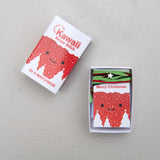 Marvling Bros-Kawaii Christmas Tree Mini Cross Stitch Kit in a Matchbox-xstitch kit-gather here online