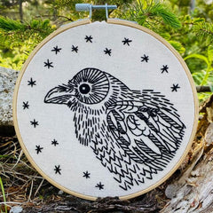 Hook, Line & Tinker-Nevermore Embroidery Kit-embroidery kit-gather here online