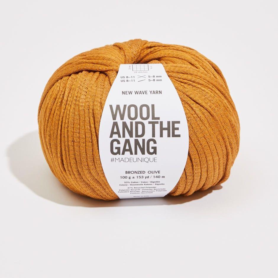 Wool and the Gang - New Wave Yarn - Bronzed Olive - gatherhereonline.com