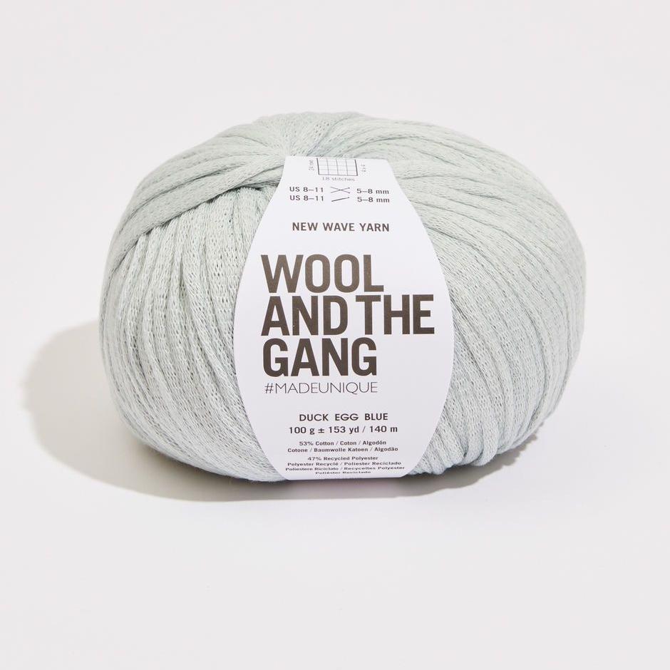 Wool and the Gang - New Wave Yarn - Duck Egg Blue - gatherhereonline.com