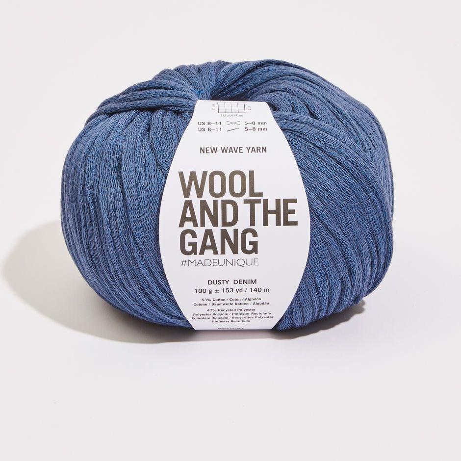 Wool and the Gang - New Wave Yarn - Dusty Denim - gatherhereonline.com