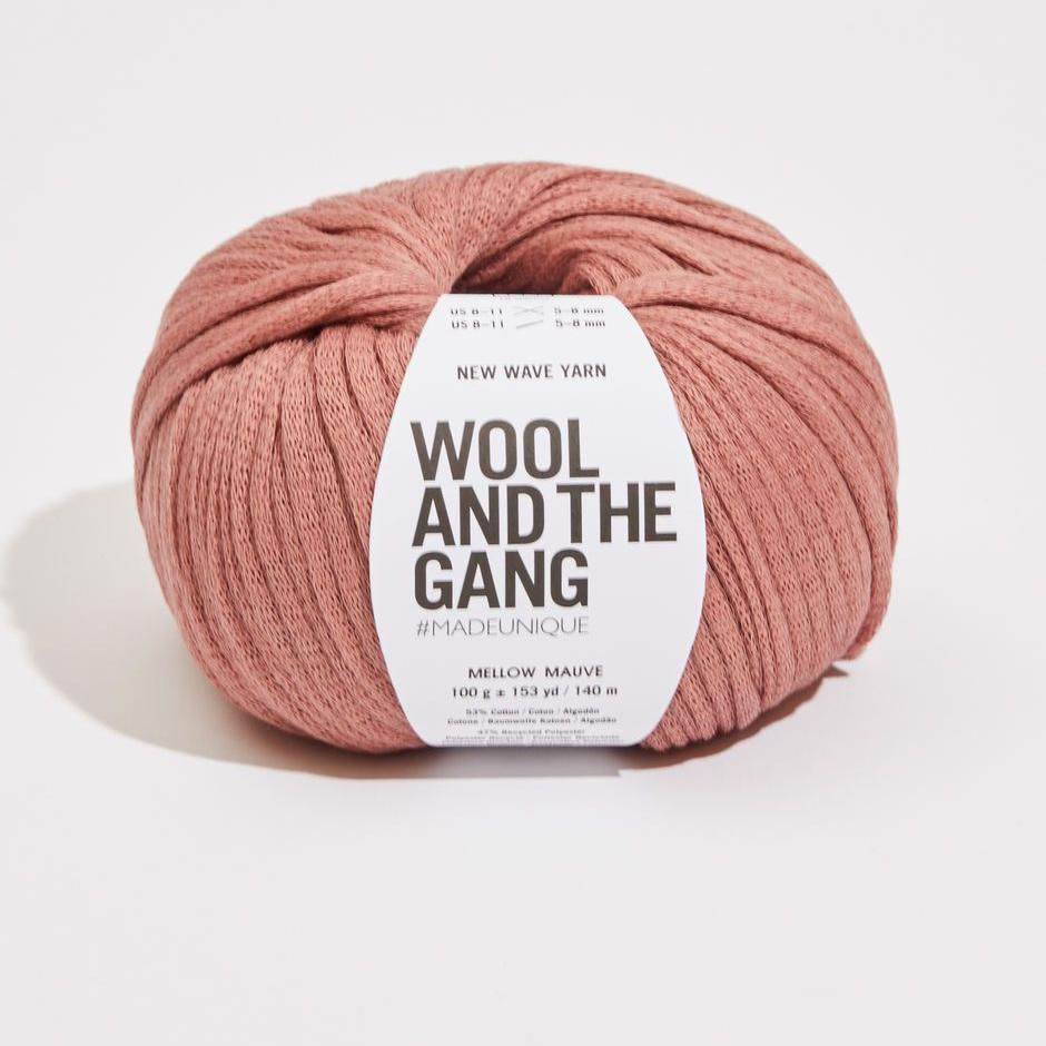 Wool and the Gang - New Wave Yarn - Mellow Mauve - gatherhereonline.com