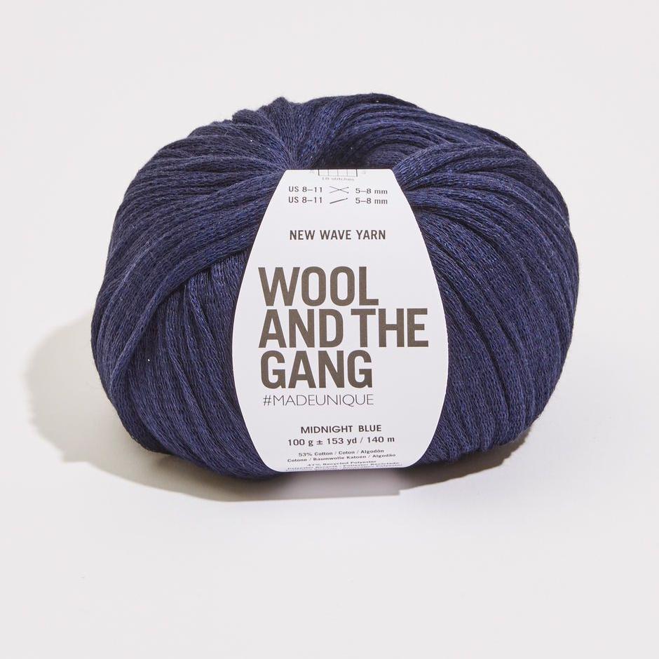 Wool and the Gang-New Wave Yarn-yarn-Midnight Blue-gather here online