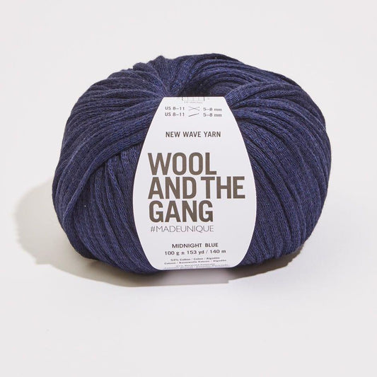 Wool and the Gang-New Wave Yarn-yarn-Midnight Blue-gather here online