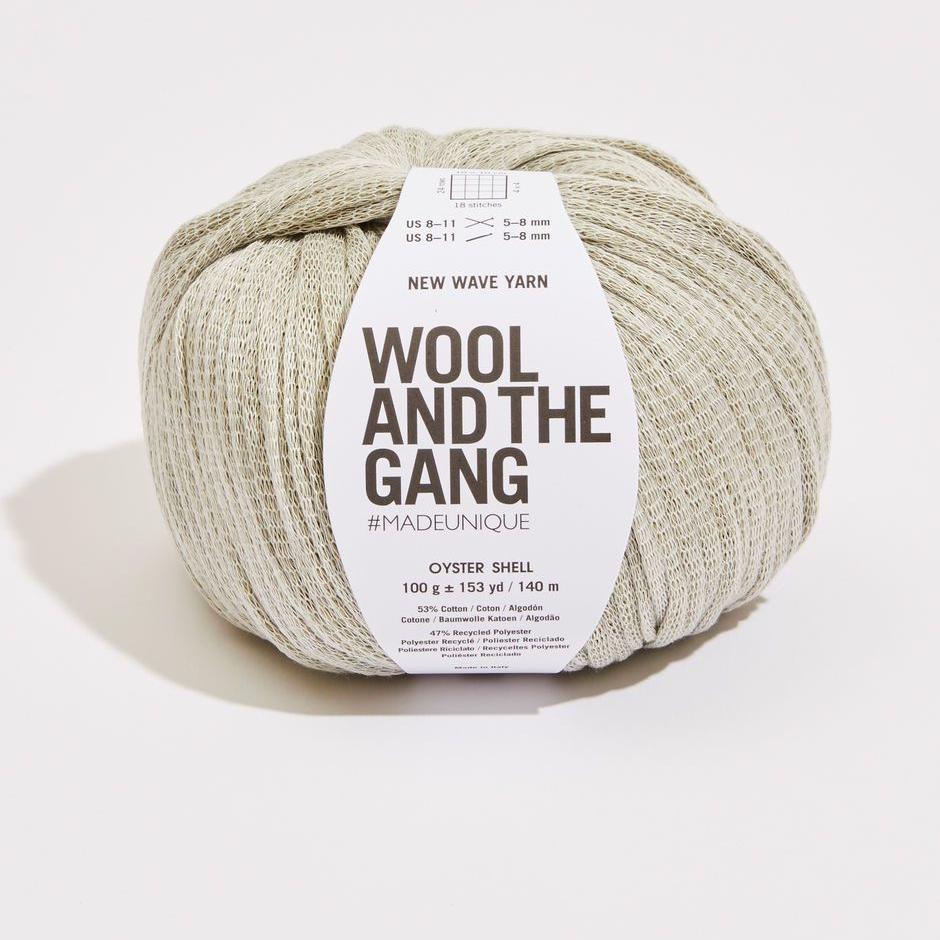Wool and the Gang - New Wave Yarn - Oyster Shell - gatherhereonline.com