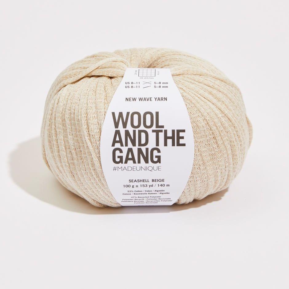 Wool and the Gang - New Wave Yarn - Seashell Beige - gatherhereonline.com
