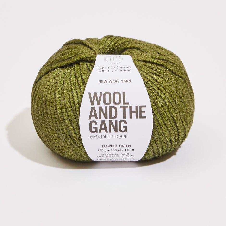 Wool and the Gang - New Wave Yarn - Seaweed Green - gatherhereonline.com