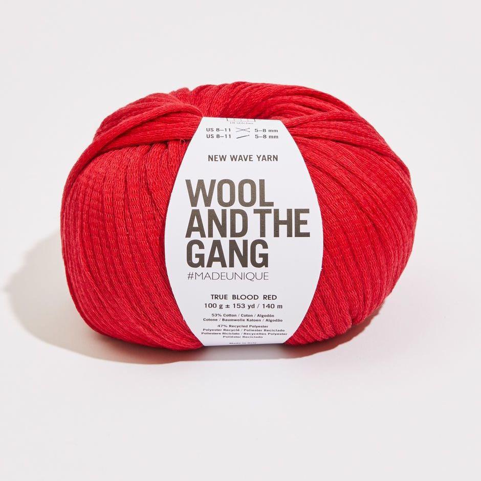 Wool and the Gang - New Wave Yarn - True Blood Red - gatherhereonline.com