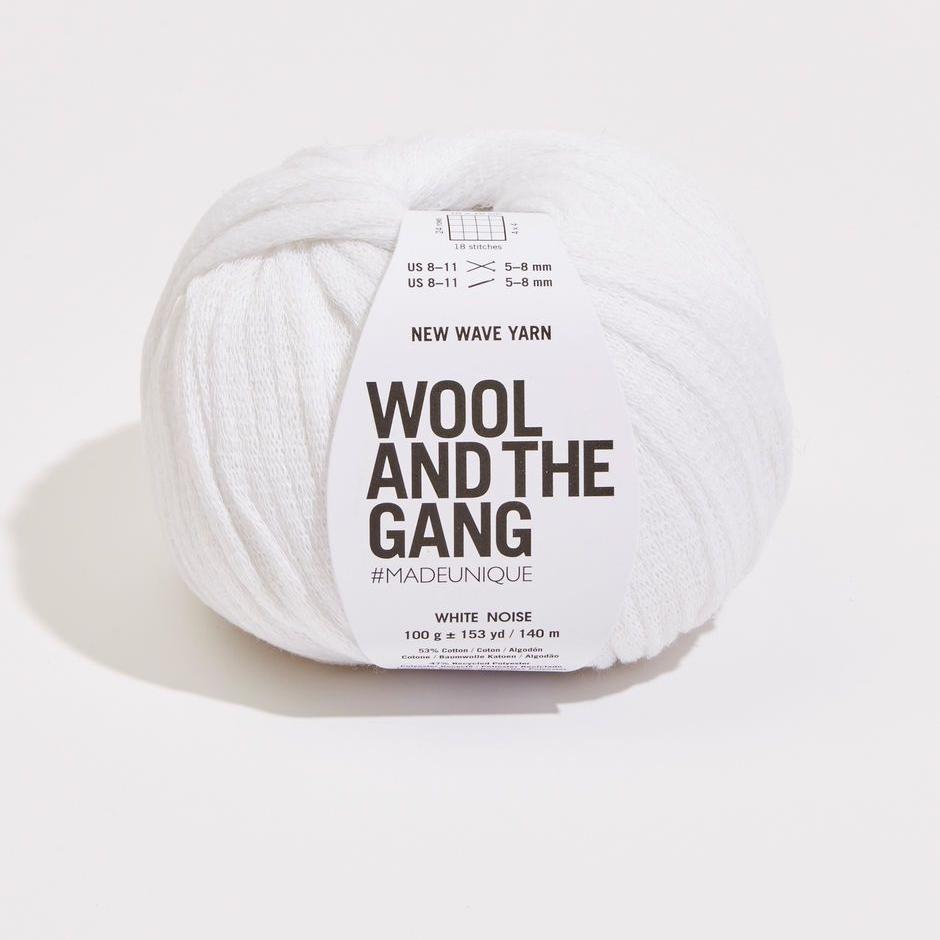 Wool and the Gang - New Wave Yarn - White Noise - gatherhereonline.com