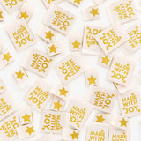 Sarah Hearts-Made with Joy Star Woven Labels-notion-gather here online
